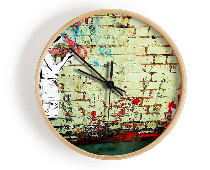 Sailboat Ablaze Clock - Wallart-Direct UK