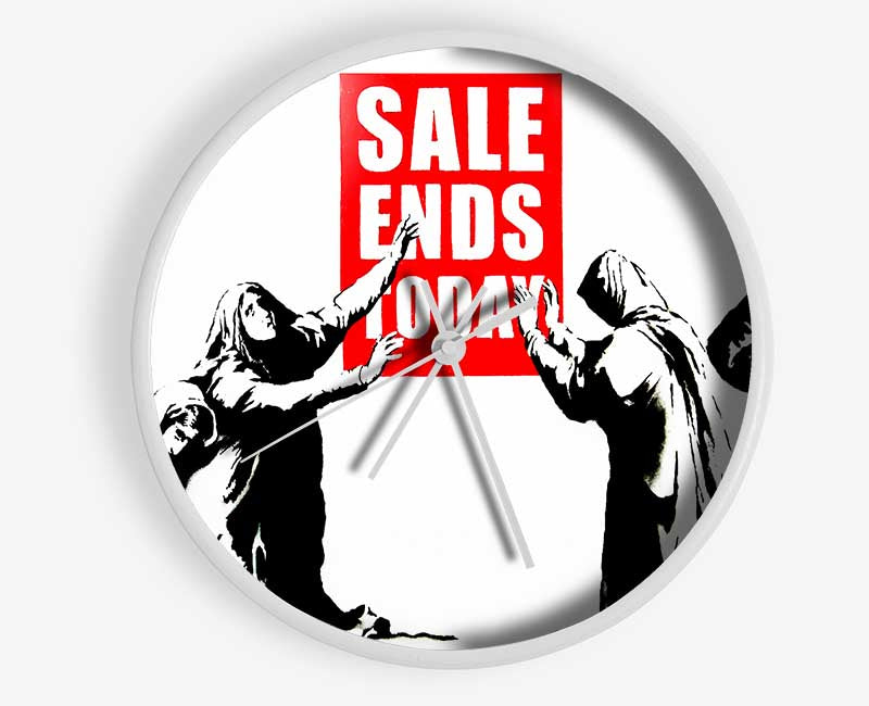 Sale Ends Today Clock - Wallart-Direct UK