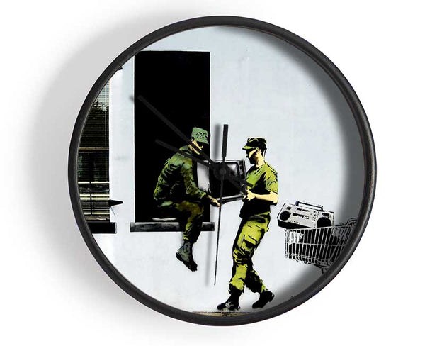 Soldier Heist Clock - Wallart-Direct UK