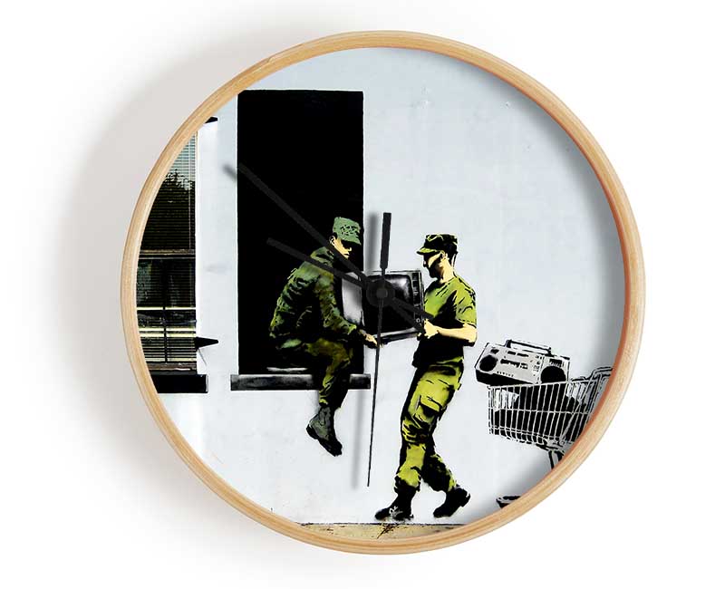 Soldier Heist Clock - Wallart-Direct UK