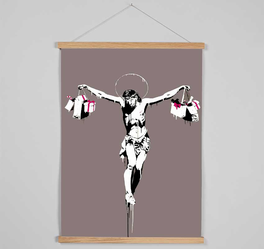 Thank Christ For Shopping (Portrait) Hanging Poster - Wallart-Direct UK