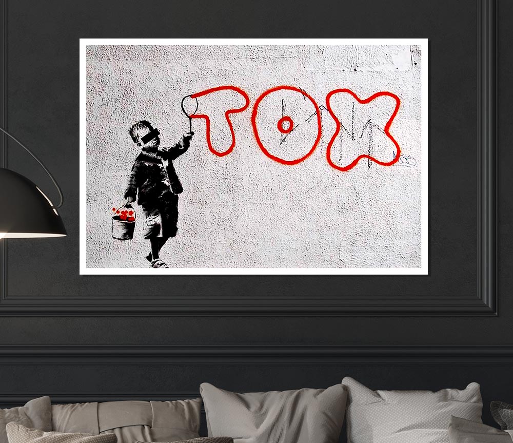 Toxic Print Poster Wall Art