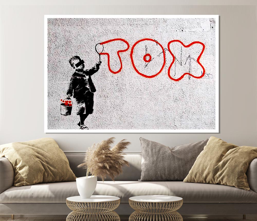 Toxic Print Poster Wall Art