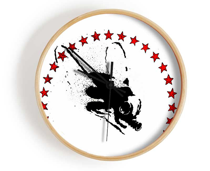 Wasp Bomber Clock - Wallart-Direct UK