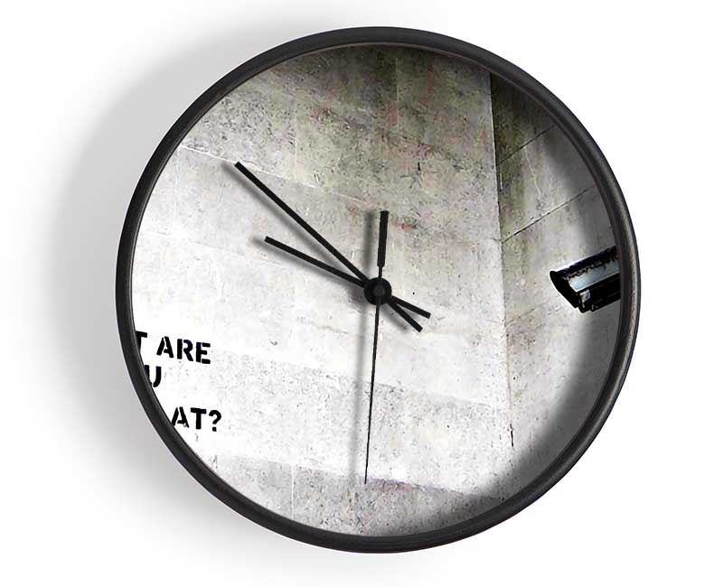 What Are You Looking At Clock - Wallart-Direct UK