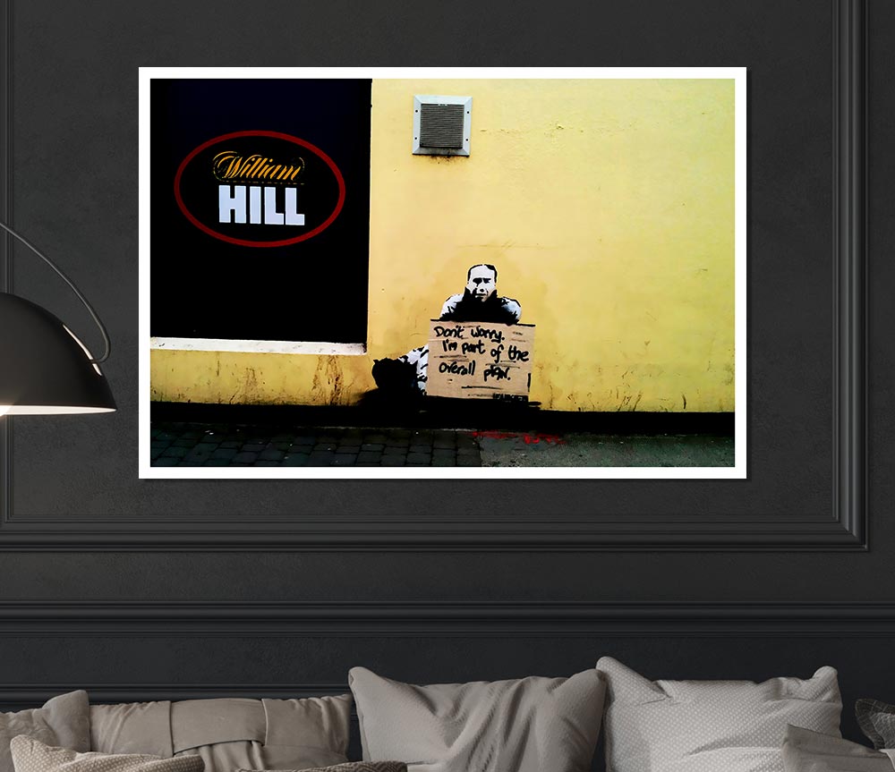 William Hill Plan Print Poster Wall Art