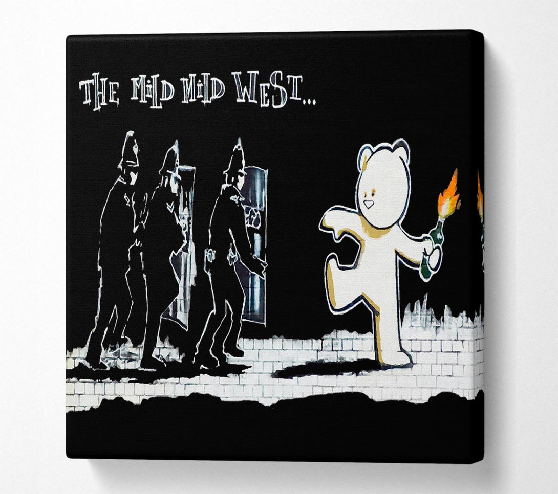 Picture of The Mild Mild West Square Canvas Wall Art