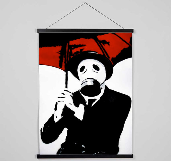 Bankers Gas Mask Close-Up Hanging Poster - Wallart-Direct UK