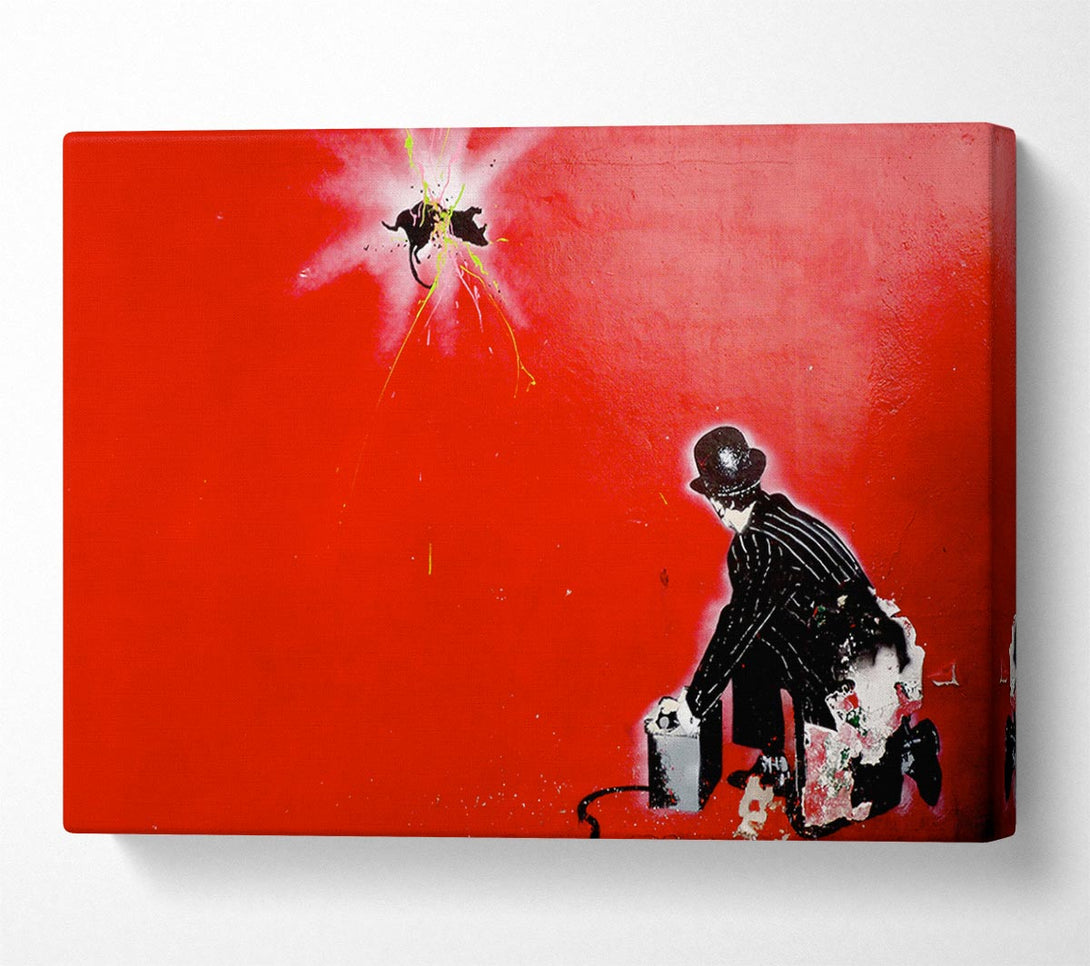 Picture of Splatter Canvas Print Wall Art