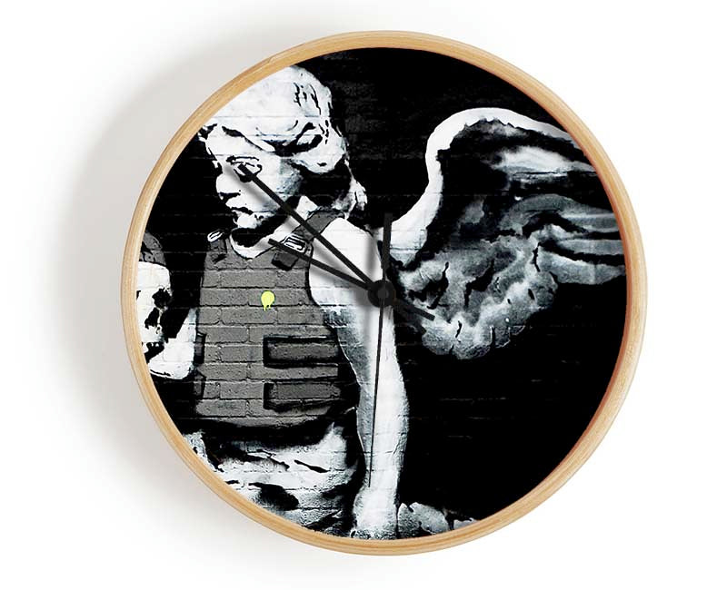 Angel Skull Clock - Wallart-Direct UK