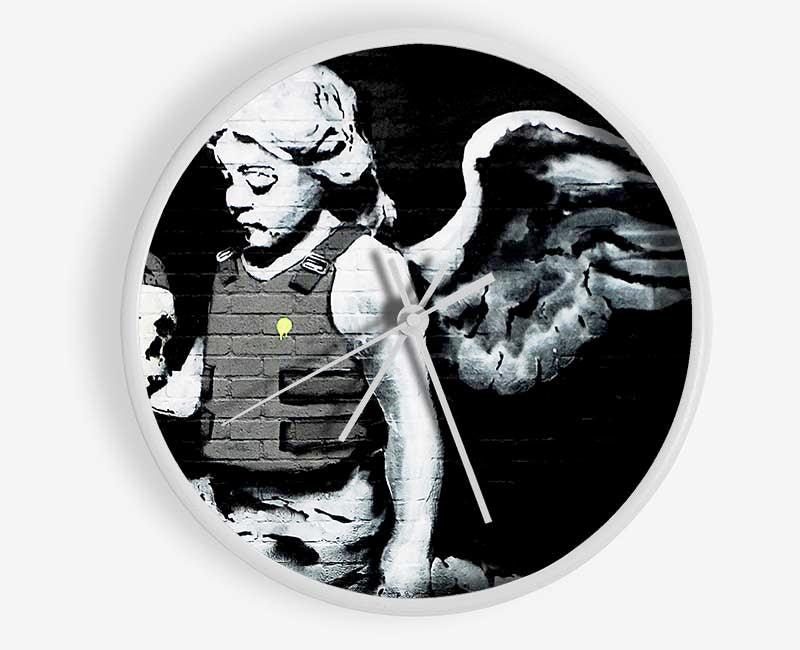 Angel Skull Clock - Wallart-Direct UK