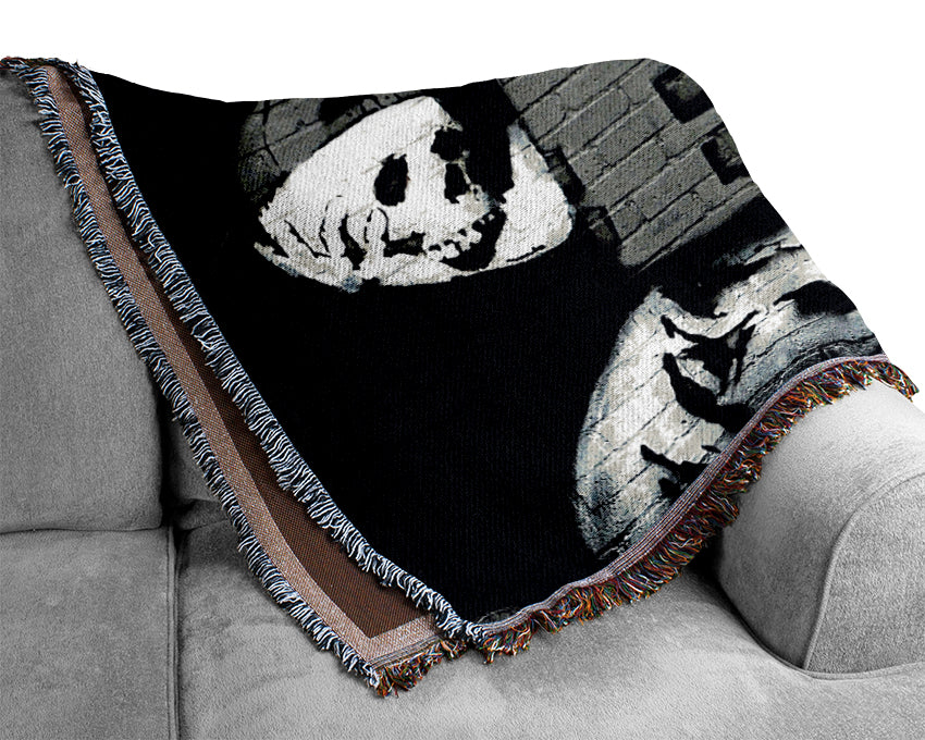 Angel Skull Woven Blanket