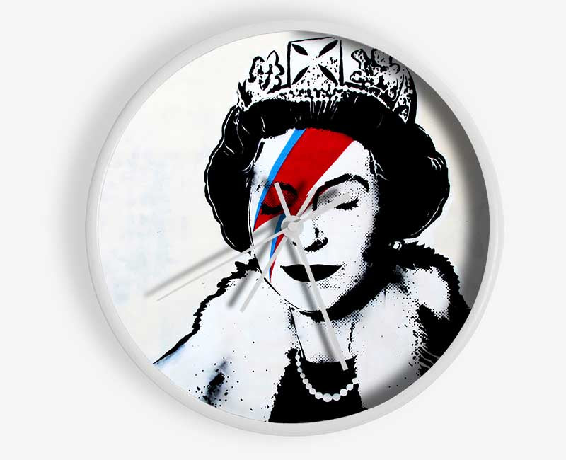 Queen Bowie Clock - Wallart-Direct UK