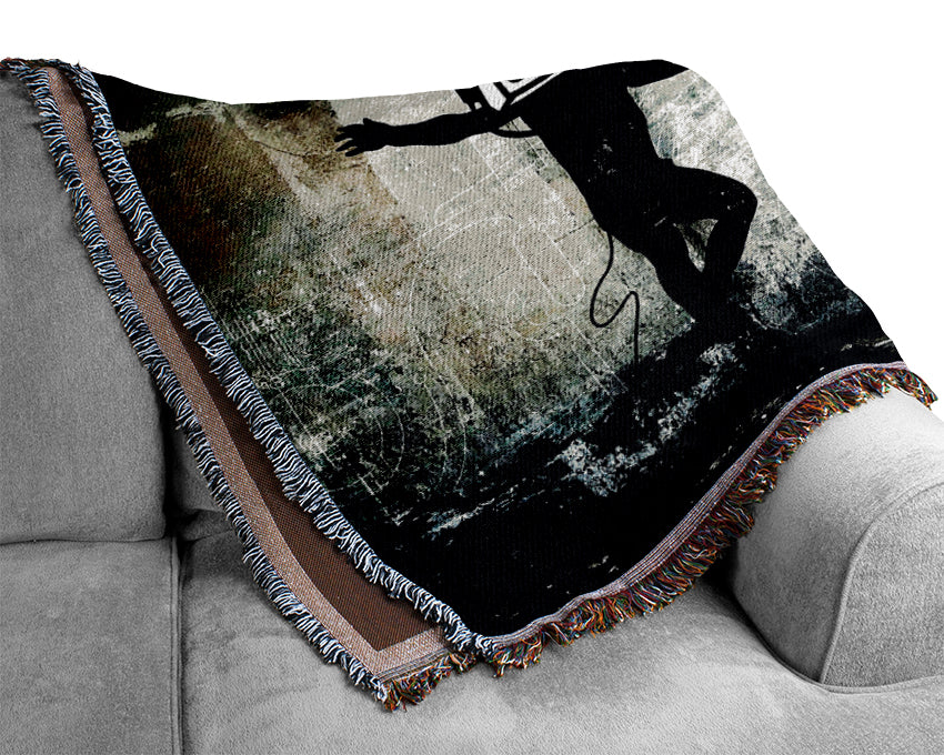 Banksy Tv Kids Woven Blanket