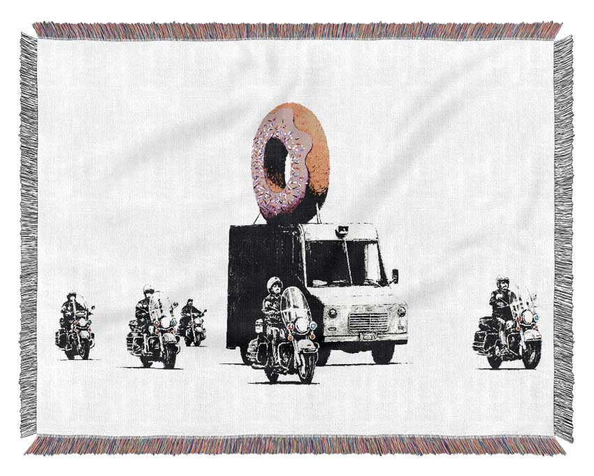 Donut Security Woven Blanket