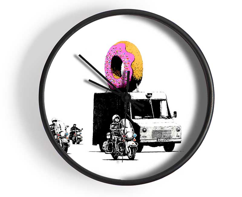 Donut Security Clock - Wallart-Direct UK