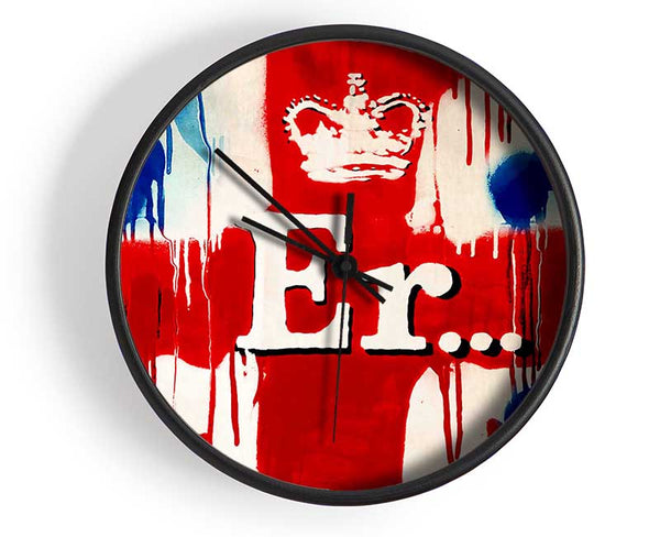 Er Flag Clock - Wallart-Direct UK