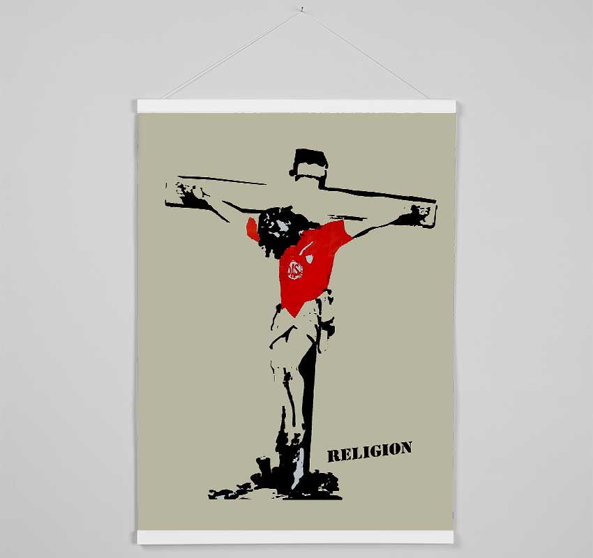 Football Religion Hanging Poster - Wallart-Direct UK