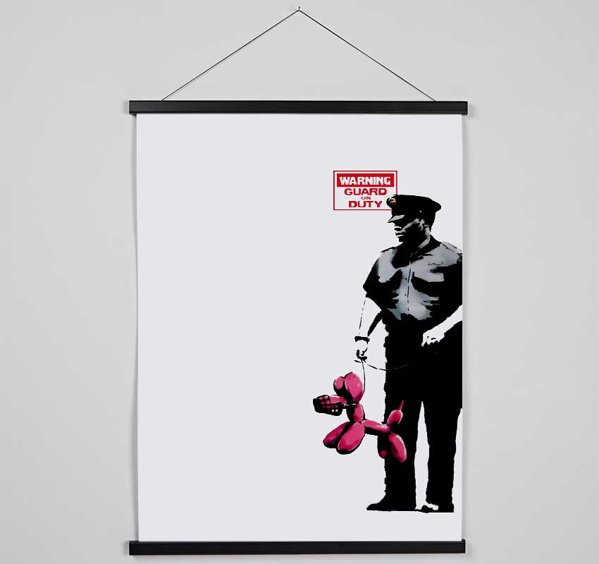 Guard Dog Security Hanging Poster - Wallart-Direct UK