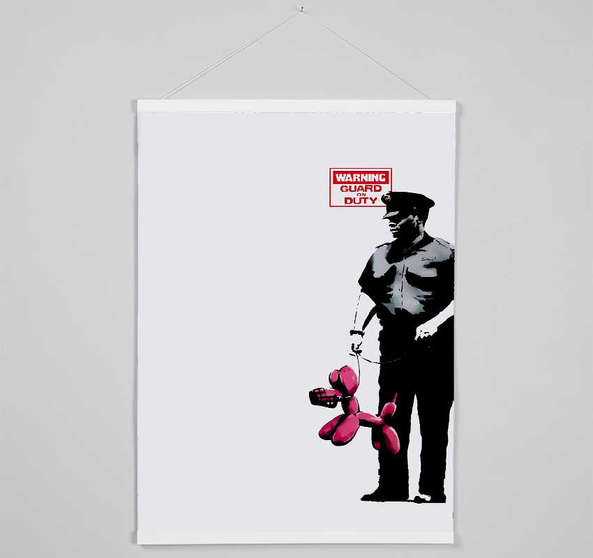 Guard Dog Security Hanging Poster - Wallart-Direct UK