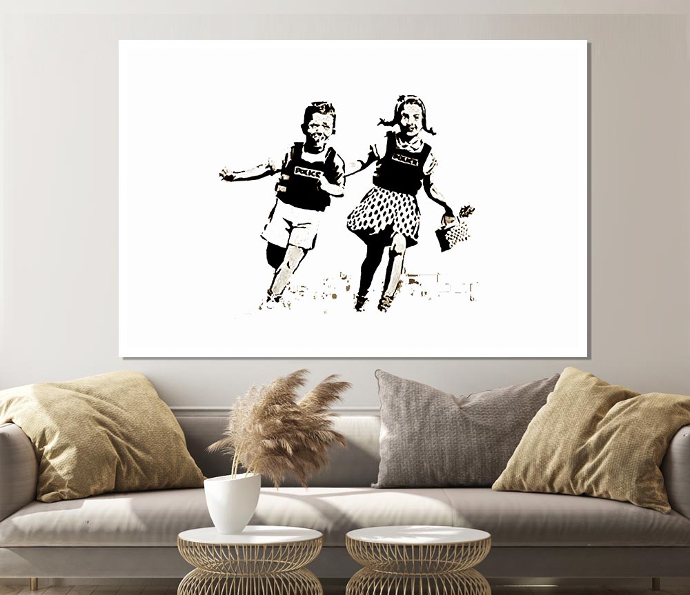 Jack And Jill White Print Poster Wall Art