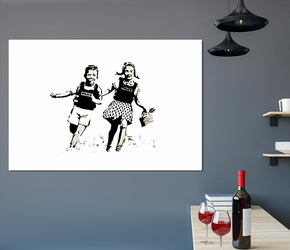 Jack And Jill White Print Poster Wall Art