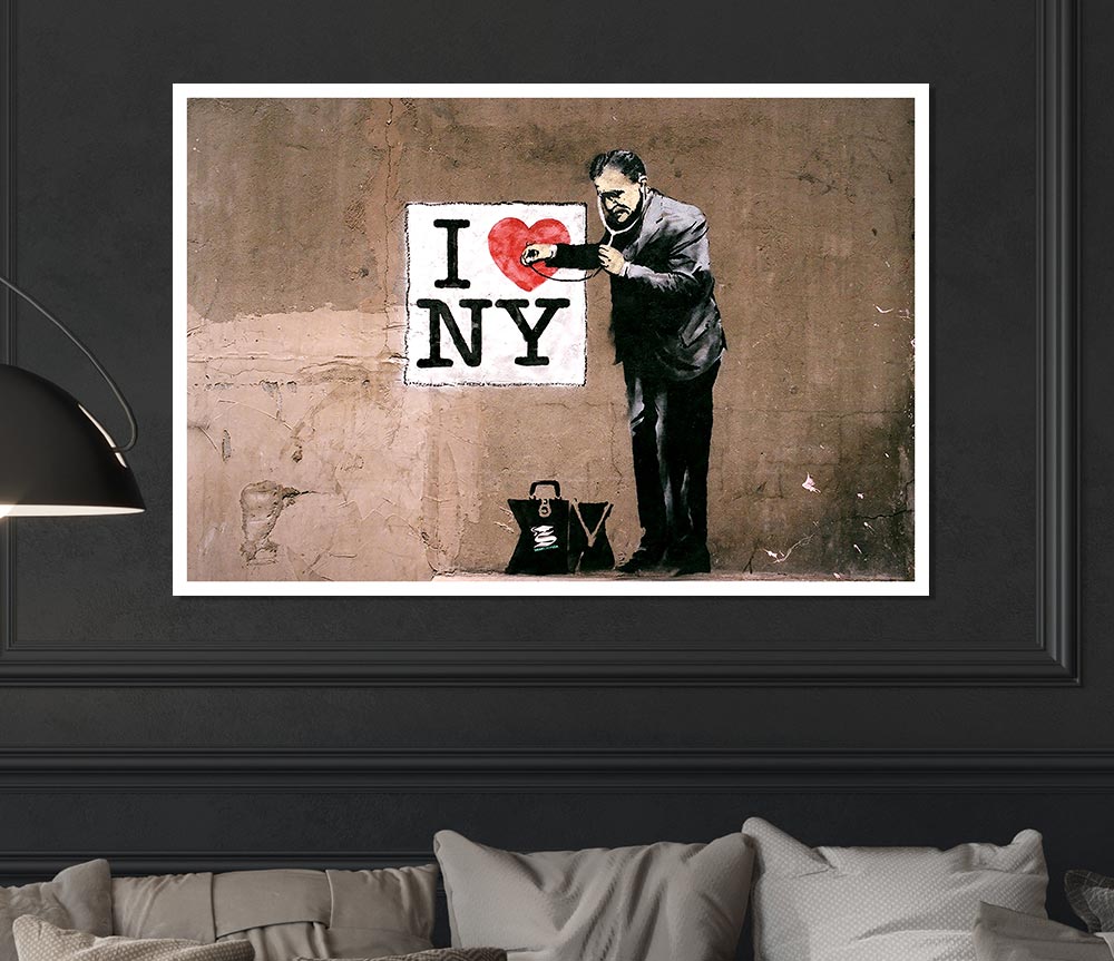 Love Ny Print Poster Wall Art