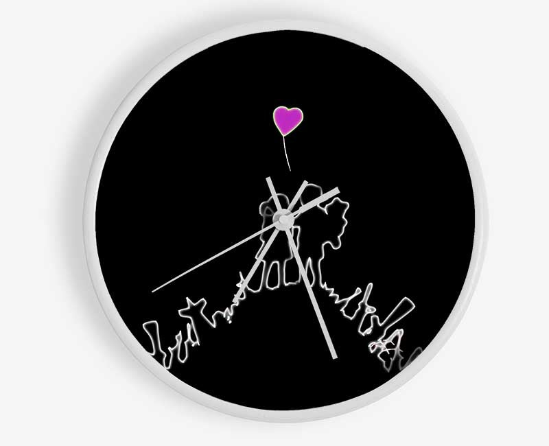 Love Victory Clock - Wallart-Direct UK