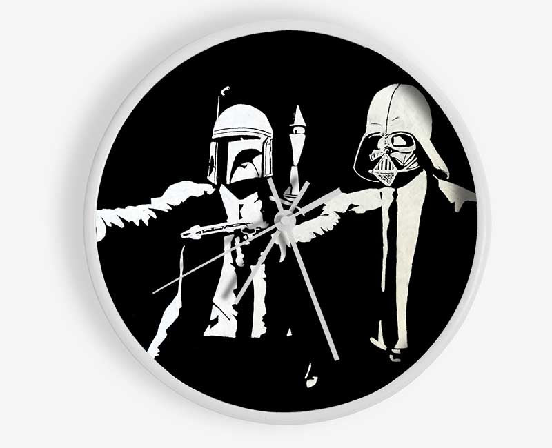 Star Wars Pulp Fiction Clock - Wallart-Direct UK