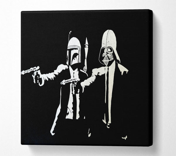 Picture of Star Wars Pulp Fiction Square Canvas Wall Art