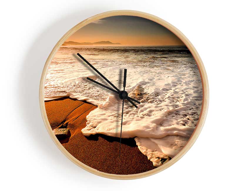 Sunset Ocean Delight Clock - Wallart-Direct UK