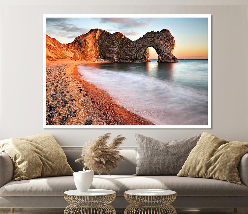 Durdle Door England Print Poster Wall Art