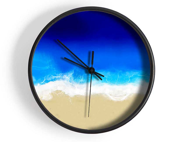 Footprints In The Sand Love Clock - Wallart-Direct UK