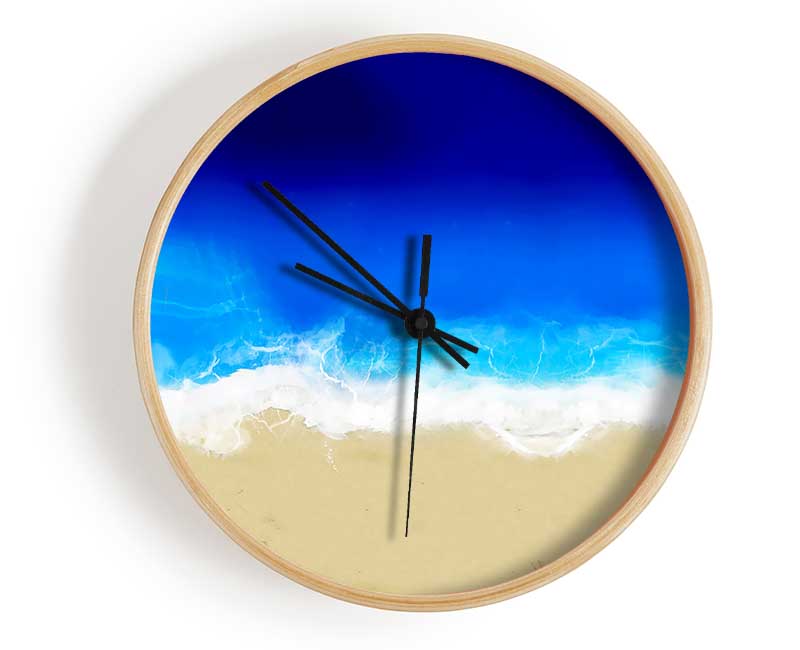 Footprints In The Sand Love Clock - Wallart-Direct UK