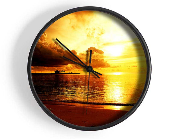 Gone Swimming Clock - Wallart-Direct UK