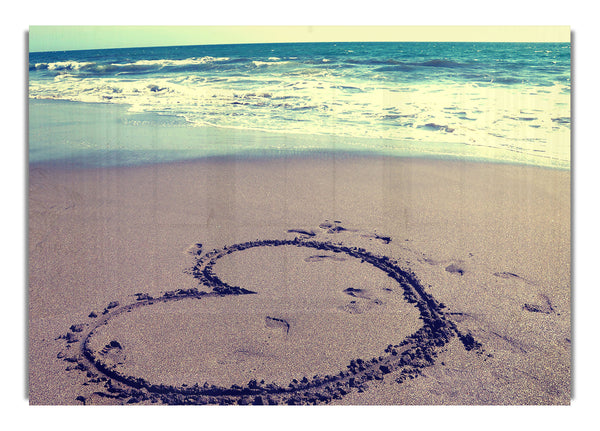 Heart On Beach