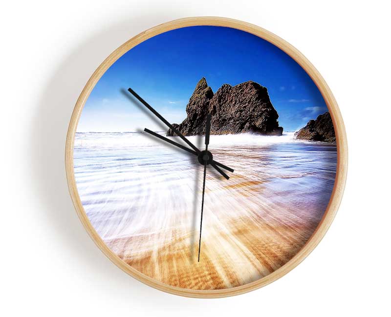 Low Tide Clock - Wallart-Direct UK