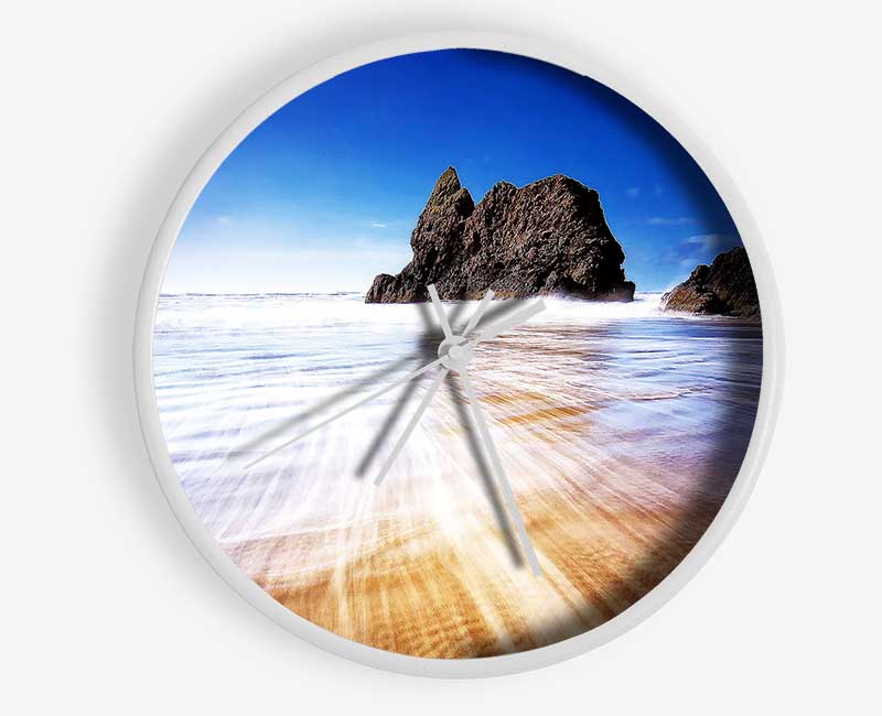 Low Tide Clock - Wallart-Direct UK