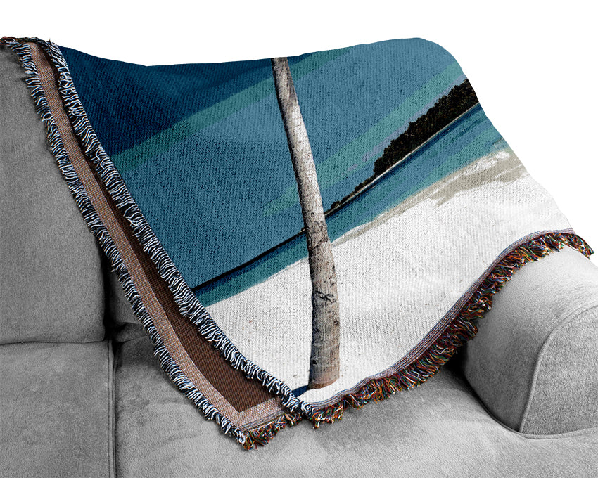 Maldivian Beach Woven Blanket