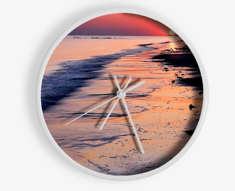 Pink Delight Clock - Wallart-Direct UK