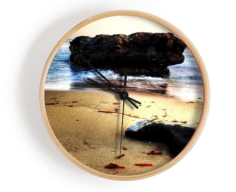 Sea Rocks Clock - Wallart-Direct UK