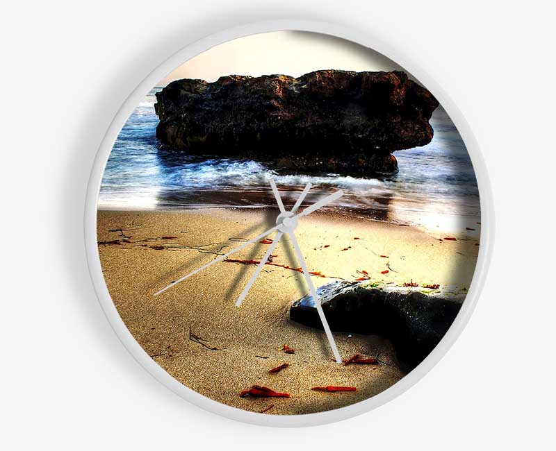 Sea Rocks Clock - Wallart-Direct UK