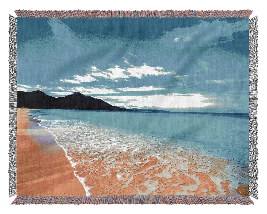 Stunning Ocean Sands Woven Blanket