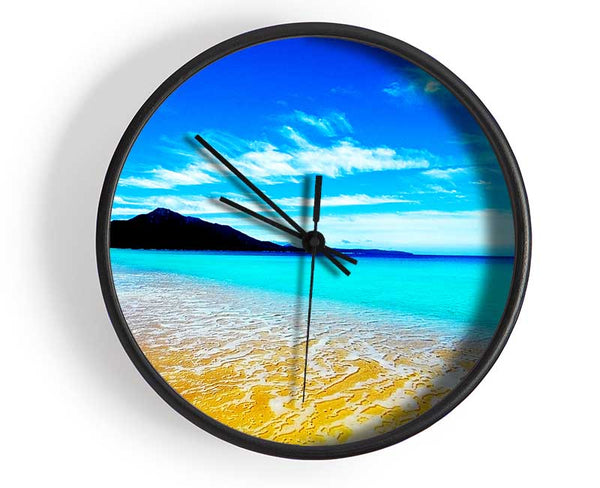 Stunning Ocean Sands Clock - Wallart-Direct UK