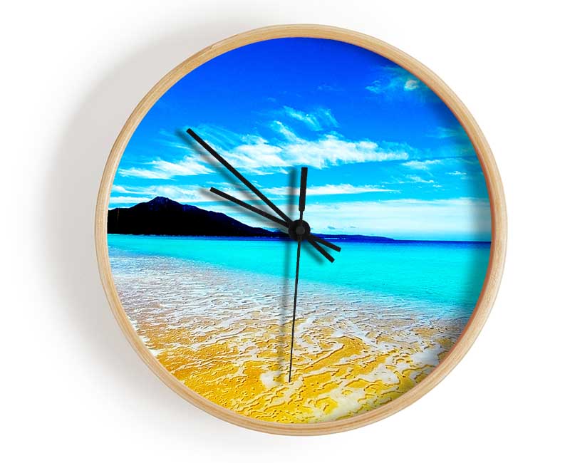 Stunning Ocean Sands Clock - Wallart-Direct UK