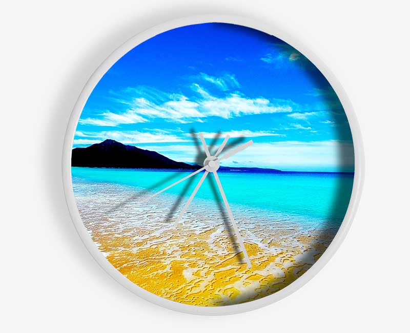 Stunning Ocean Sands Clock - Wallart-Direct UK