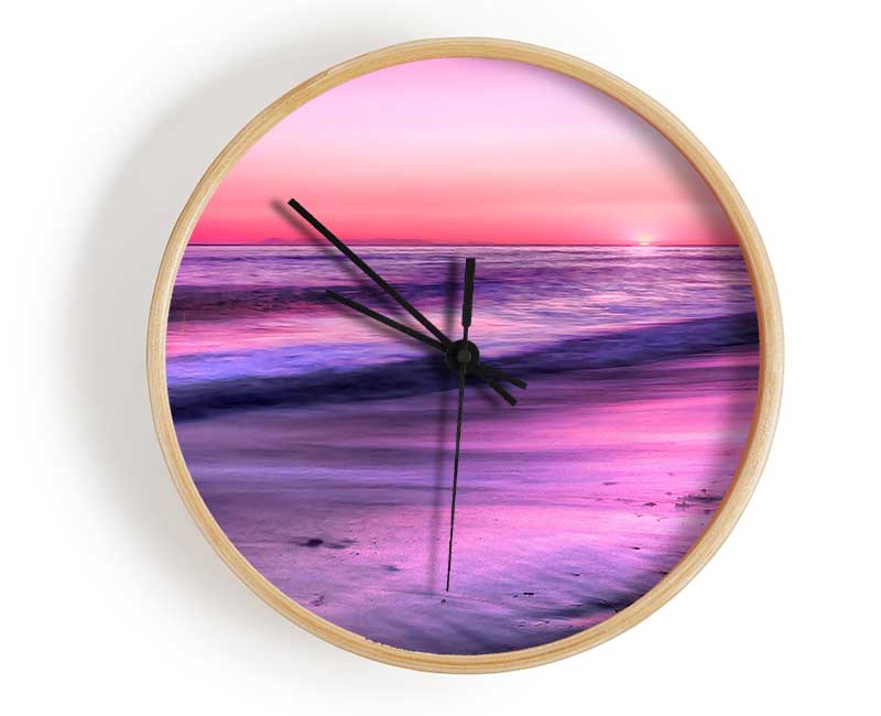 Sunset Dana Point San Clemente Califonia Clock - Wallart-Direct UK