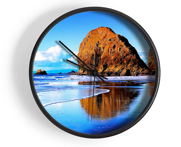 Magnificent Ocean Rocks Clock - Wallart-Direct UK