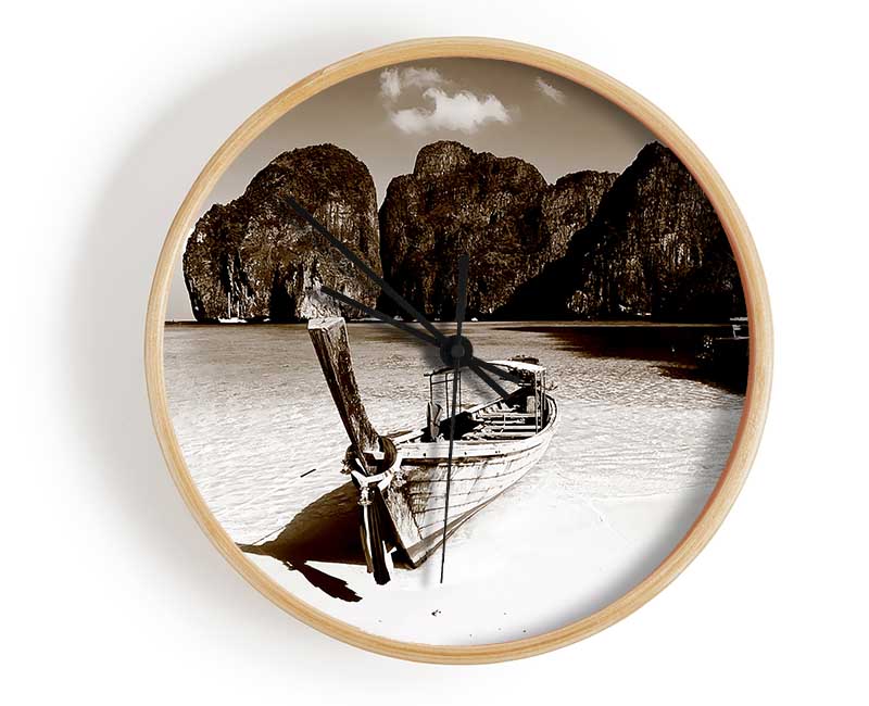 Paradise Cove Coco Clock - Wallart-Direct UK