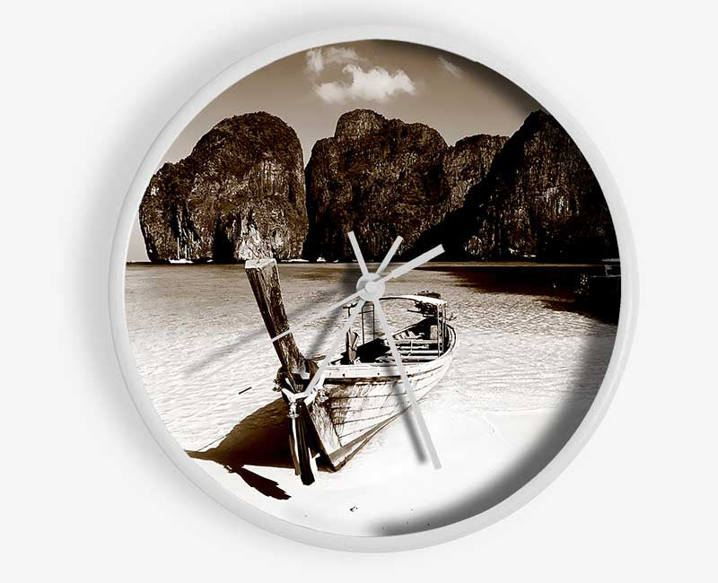 Paradise Cove Coco Clock - Wallart-Direct UK